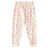 Pantalones de otoño 100% algodón para niñas, pantalones térmicos infantiles cepillados sin costuras Clase A, leggings interiores, pantalones térmicos de algodón para bebé de otoño