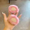 Faixa de Cabeça de Pelúcia Tridimensional de Desenho Animado de Alta Qualidade, Adorno de Cabeça, Faixa de Cabeça Engraçada e Fofa com Rosto de Princesa, Grampo de Cabelo, Acessórios de Cabelo