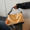 Bolsa de Mão Maillard Transfronteiriça para Mulheres, Estilo Vintage de Luxo Outono e Inverno 2026, Bolsa Transversal de Ombro, Bolsa Tote de Grande Capacidade