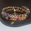 Directo de fábrica pulsera de brazo de strass AB para novia nueva accesorios de joyería de cristal para actuación en escenario venta al por mayor