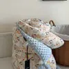 Manta CELING Estilo Coreano, Un Lado Algodón Tejido Súper Suave, Un Lado Terciopelo de Frijol Calmante, Individual/Doble Persona, Lavable a Máquina, Colcha de Primavera/Otoño, Colcha de Invierno