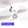Venta al por mayor de fábrica accesorios colgantes para joyería pequeña que no se decoloran para hacer tú mismo color colgante de collar pulsera al por mayor Europa y Estados Unidos transfronterizo