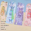 Novo marcador de borla Sanrio de alto valor meninas adoram desenho animado pudim kulomi cachorro livro didático classificação clipe