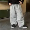 Zona Especial de Promoção de Inverno [Calças 3] Benefícios de Liquidação de Roupas Infantis Calças Compridas Jeans Cargo para Meninos