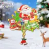 Imanes de Nevera de Dibujos Animados Navideños, Imanes de Nevera 3D Pintados de Árbol de Navidad, Regalos de Recuerdo