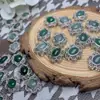 Caixa de Design Estilo Corte de Jade Natural Caixa Mágica Pulseira Pingente Acessórios