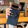 Funda de Teléfono Compatible con Google Pixel 11ProXL con Soporte Magnético Giratorio 360 Funda de Cuero Protectora Google 10A