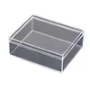 Caja de embalaje de plástico genérica transparente rectangular para regalo de alta gama caja interior