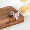 Moda y Diseño Único, Forma de Corazón con Circonita Estilo Pareja Dulce y Fresco Pendientes de Hélice para Cartílago de la Oreja con Cierre de Rosca