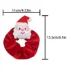 Lindo Scrunchie de Peluche de Oso para Árbol de Navidad para Niños y Adultos, Accesorio Versátil de Invierno para el Cabello, Nuevo Estilo Navideño