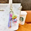 Llavero de Monstruo Iridiscente Electrochapado Transfronterizo Accesorios para Bolsos Llavero Colgante para Coche Pequeños Regalos Comercio Exterior Mayorista