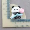 Caixa de Armazenamento DIY Grampo Animal de Desenho Animado Acessórios de Resina Geladeira Panda DIY Cola Cremosa Adesivo Materiais de Decoração