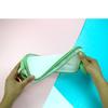 Bolsa de Lápices de Malla Transparente de Doble Capa, Bolsa de Lápices Portátil Simple de Gran Capacidad, Bolsa para Almacenamiento de Papelería Especial para Exámenes de Estudiantes al Mayoreo