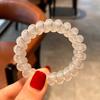 Transfronterizo nuevo grande línea telefónica cepillada Anillo para el pelo femenino versión coreana de cuerda para el pelo simple Accesorios para el pelo fabricantes al por mayor