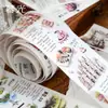 Cinta Washi Crepúsculo Cita Serie Navideña Material para Diario Decoración Base Collage Paisaje Estilo Europeo DIY 6 Estilos