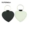 Producto Nuevo en Stock: Llavero en Blanco para Transferencia de Calor, Accesorios Colgantes de Llave de Cuero, Material para Sublimación