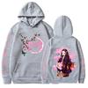 Suéter para Hombre Transfronterizo Nuevo Espada de Exterminio de Demonios Animación Alrededores Suéter Bidimensional Suelto Casual Sudadera con Capucha para Mujer Primavera y Otoño