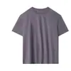 Camiseta de color liso Lyocell Tencel para mujer, nuevo estilo de verano, corte holgado casual, hombro normal, manga corta, top fino transpirable