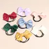 Estilo Coreano Súper Hada Dulce Chica Estudiante Color Sólido Lazo Cuerda para el Cabello Alta Elasticidad Multihilo Banda de Cuero Cuerda para el Cabello Cuerda para el Cabello Accesorios para la Cabeza