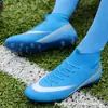 Zapatillas de fútbol de alta gama para cross-country con tacos AG talla grande 45 46 47 estudiantes niños entrenamiento de uña rota