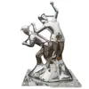 Escultura Grande de Acero Inoxidable Producción Jardín al Aire Libre Plaza Metal Paisajismo Espejo de Hierro Adornos Icónicos Creativos