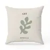Funda de almohada estilo Morandi, funda de cojín cuadrada para dormitorio o sofá de sala de estar, impresión a una cara, relleno de almohada no incluido