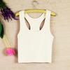 Top de Yoga Corto para Mujer, Ropa Interior de Algodón para Otoño, Capa Base Sexy Ajustada, Top de Fitness para Exteriores al por Mayor
