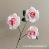 3 flores de rosa artificiales para decoración del hogar, arreglo floral para pasillo de ceremonia de boda, decoración de pared de fondo de hotel