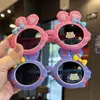 Gafas de Sol Polarizadas de Silicona para Niños con Orejas de Conejo Patas Suaves Dibujos Animados Lindas Gafas Lindas de Conejo