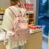 Mochila Transfronteiriça 2026 Novo Estampado Floral Estilo Campus Feminina Fresca Bolsa de Viagem Versão Coreana Mochila de Grande Capacidade