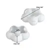 Molde para Suporte de Vela de Gesso Aromaterapia Romper Estilo Simples DIY Nuvem Bolha Pétalas Flor Ornamentos de Mesa Molde de Silicone