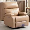 Sofá cápsula espacial de primera clase estilo europeo, sofá de función única, silla sofá para computadora, sillón reclinable para cibercafé, sofá de cuero para manicura