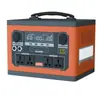 Fuente de Alimentación Móvil para Exteriores 2000W Gran Capacidad 220V Fuente de Alimentación de Almacenamiento de Energía para Camping, Transmisiones en Vivo, Viajes por Carretera y Puestos Montados en Automóviles