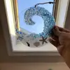 Atraente Popular de Vidro do Mar Suncatcher Ondas do Oceano Praia Romântico Acrílico Plano Decoração de Casa