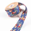 Cinta Retro de Ardilla y Hongo de Doble Cara para Lazo DIY Accesorios para el Cabello de Niños Material para Manualidades Cinta Decorativa para Sombrero de Paja