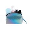 Ins Bolsa Cosmética Cuadrada de PU Láser Coreana de Mano Impermeable Bolsa de Lavado Colorida de Cuero Jelly Bolsa Láser Personalizada
