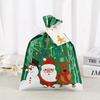 Corda de amarrar saco de doces de Natal alce Papai Noel saco de corda de amarrar saco de presente de doces personalizado