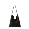 Bolsa Tote Estilo Coreano Estampa de Leopardo Camurça Feminina Mais Vendida Nova Casual Estilo Preguiçoso Moda Para o Trabalho Bolsa de Ombro Única Atacado