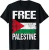 Camiseta de Algodón Puro de Manga Corta, Holgada, Talla Grande Europea, Disponible en Stock, Transfronteriza, Camiseta de Palestina