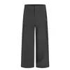 Y6050 Calle Principal Estilo Americano Unisex Retro Estilo Old Money Diseño Plisado Pantalones Holgados Estilo Callejero para Hombre