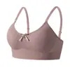 Sujetador Push-Up Transpirable Sin Costuras Transfronterizo para Busto Pequeño con Copas Fijas Jacquard para Mujer, Sujetador Anticaída