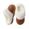 Pantuflas Peludas para Mujer, Nuevo Estilo de Invierno para Uso en Exteriores y Hogar, Punta Cerrada, Botas de Nieve Forradas de Felpa para Hombre, Antideslizantes, Suela Gruesa, Cálidas, Adecuadas para Uso en Interiores y Exteriores