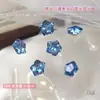 Decorações de Nail Art de Alta Qualidade em Formato de Estrela com Estrelas Brilhantes Rosa, Roxa e Azul Lago, Cristais Pontiagudos na Base, Acessórios DIY
