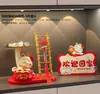 Lucky Cat Almacenamiento Llaves Decoración Entrada Hogar Zapatero Sala de Estar Decoración para Inauguración de Casa Escalera Regalo