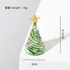 Regalos de Navidad Árbol de Navidad de Vidrio Zibo Adornos Artesanales de Vidrio Decorativos Explosiones de Internet Rojo Libro Pequeño Boshan
