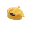 Gorro de bebé, boina de primavera y otoño para niña, gorro de lana para bebé, gorro de pintor para niño, gorro de punto para otoño e invierno.