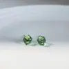 Pendientes Cuadrados de Cristal Sencillos y Compactos para Mujer, Pendientes de Nicho de Moda y Exquisitos, Pendientes Geométricos Versátiles y Lindos de Moda al por Mayor