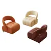 Banqueta Pequena para Hall de Entrada, Banqueta Simples para Trocar Sapatos com Encosto, Banqueta de Sofá com Rodízios Giratórios, Banqueta Móvel