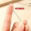 Venta al por mayor de fabricante agujas de bordar de punta roma, agujas de coser DIY de cuero a prueba de óxido, agujas de coser a mano para reparación de sofás de material grueso con ojo grande