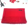 Bufanda Gruesa de Cachemira Sintética para Mujer de Otoño e Invierno, Chal de Cachemira de Color Puro, Bufanda Estilo Bebé Ma Yili, Estilo Retro